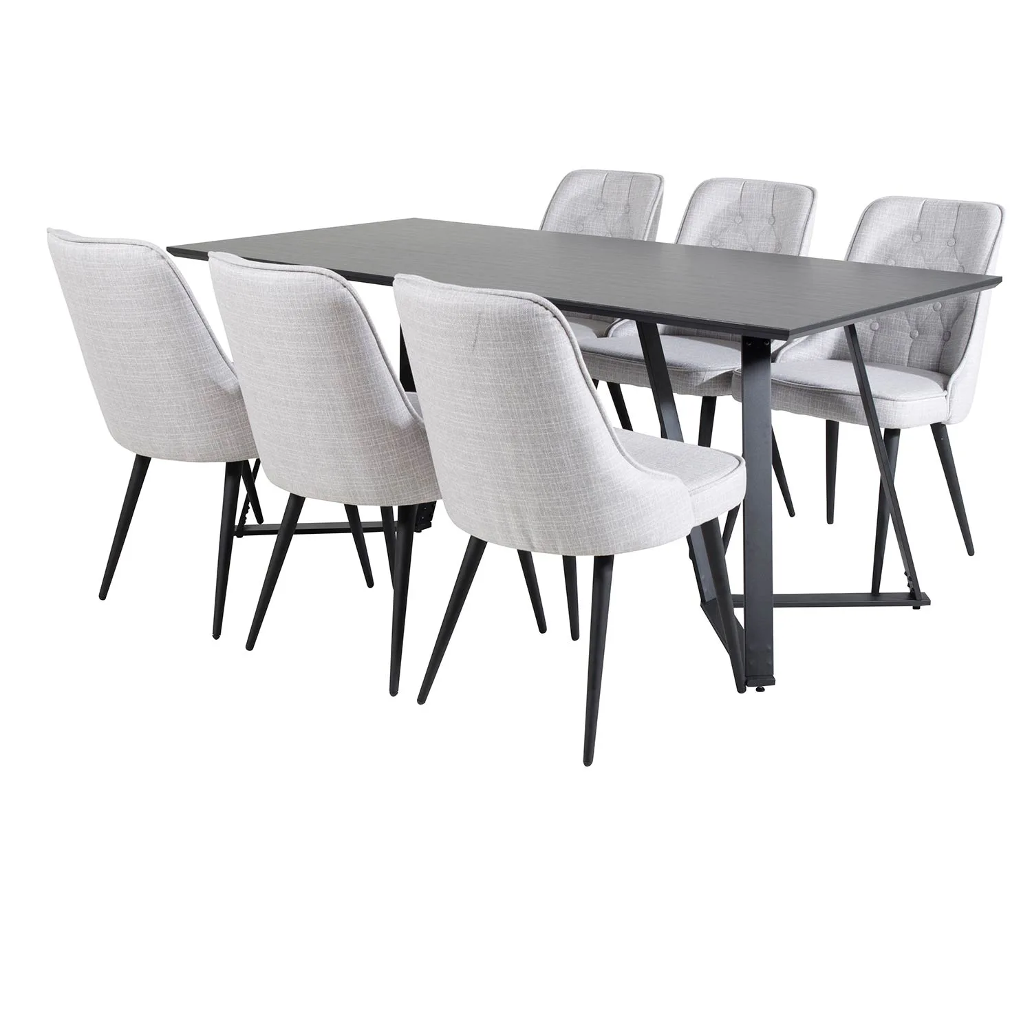 Svart/Ljusgrå/Svart