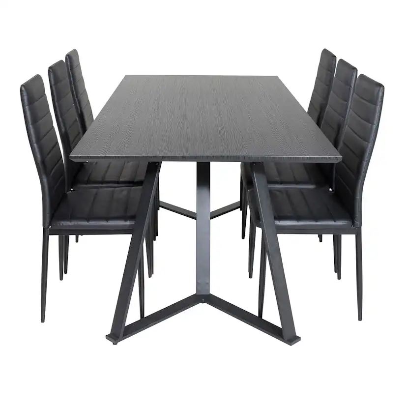 Matgrupp Venture Home Madde med 6 Sly Stolar