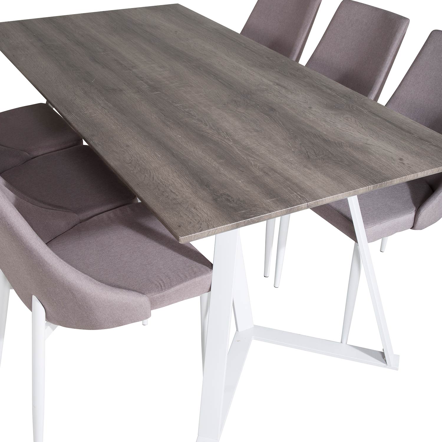 Matgrupp Venture Home Madde med 6 Laura Stolar Polyestertyg