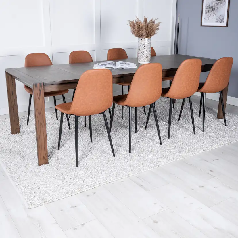 Matgrupp Venture Home Shy med 8 Pobbie Matstolar