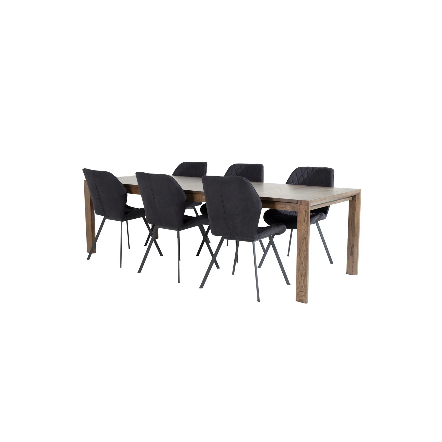 Matgrupp Venture Home Shy med 6 Geneva Matstolar