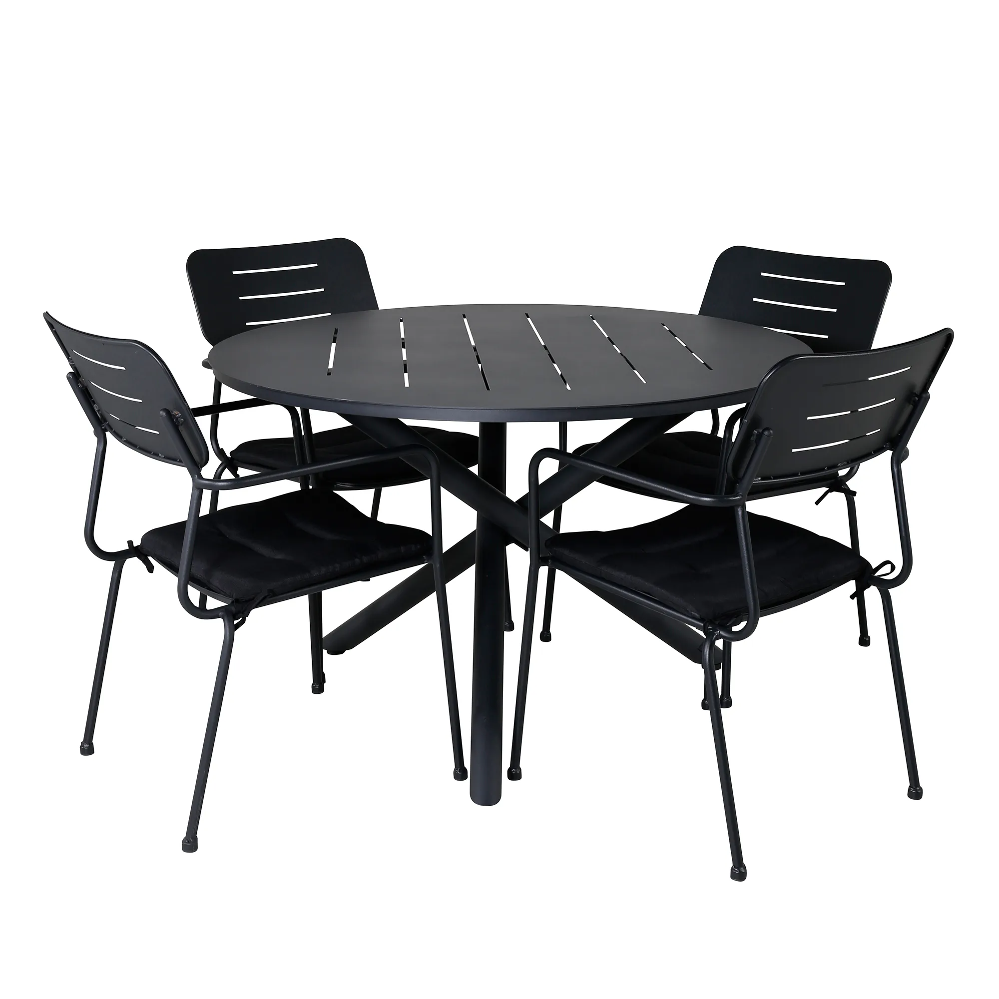 Matgrupp Venture Home Ande med 4 Nemo Matstolar