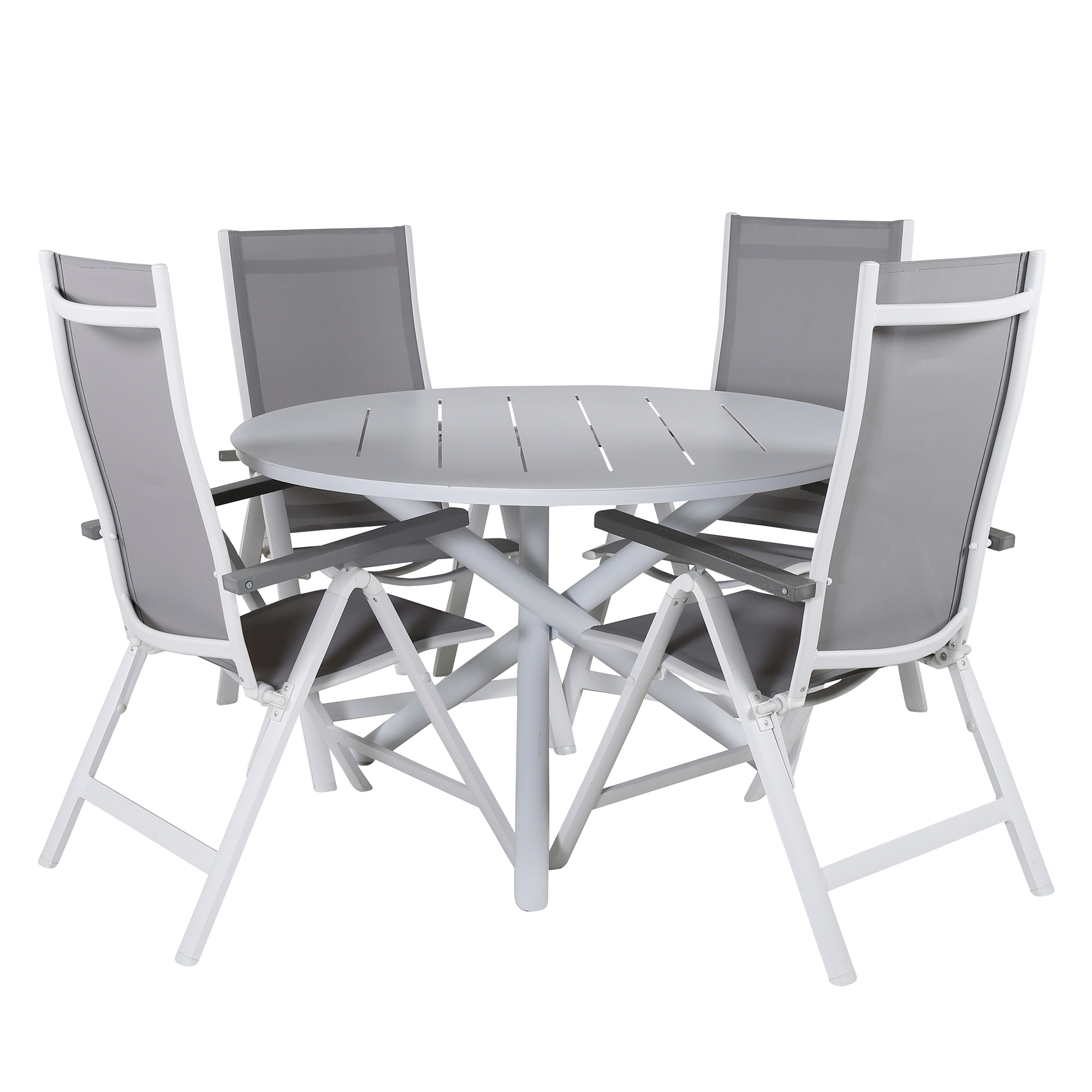 Matgrupp Venture Home Ande med 4 Laby Matstolar