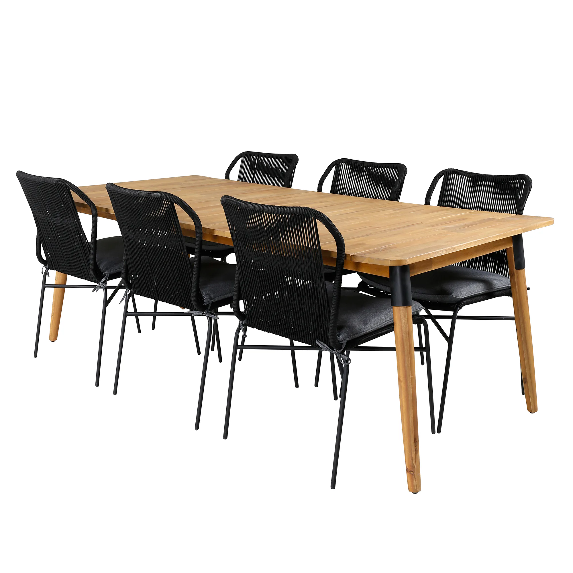 Matgrupp Utomhus Venture Home Julle med 6 Julle Trädgårdsstolar