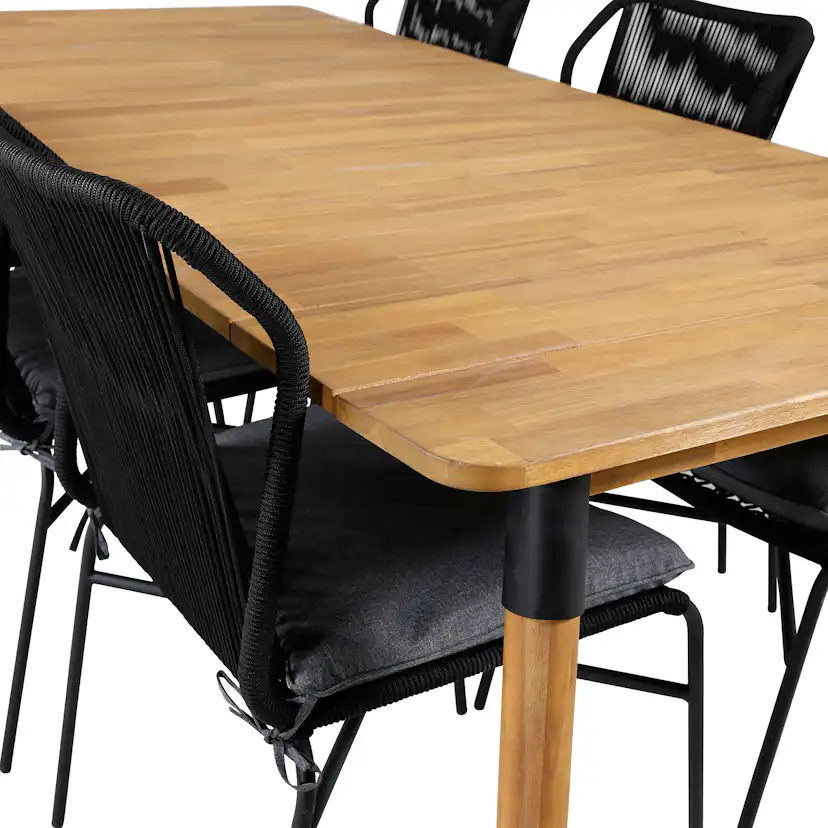 Matgrupp Utomhus Venture Home Julle med 6 Julle Trädgårdsstolar