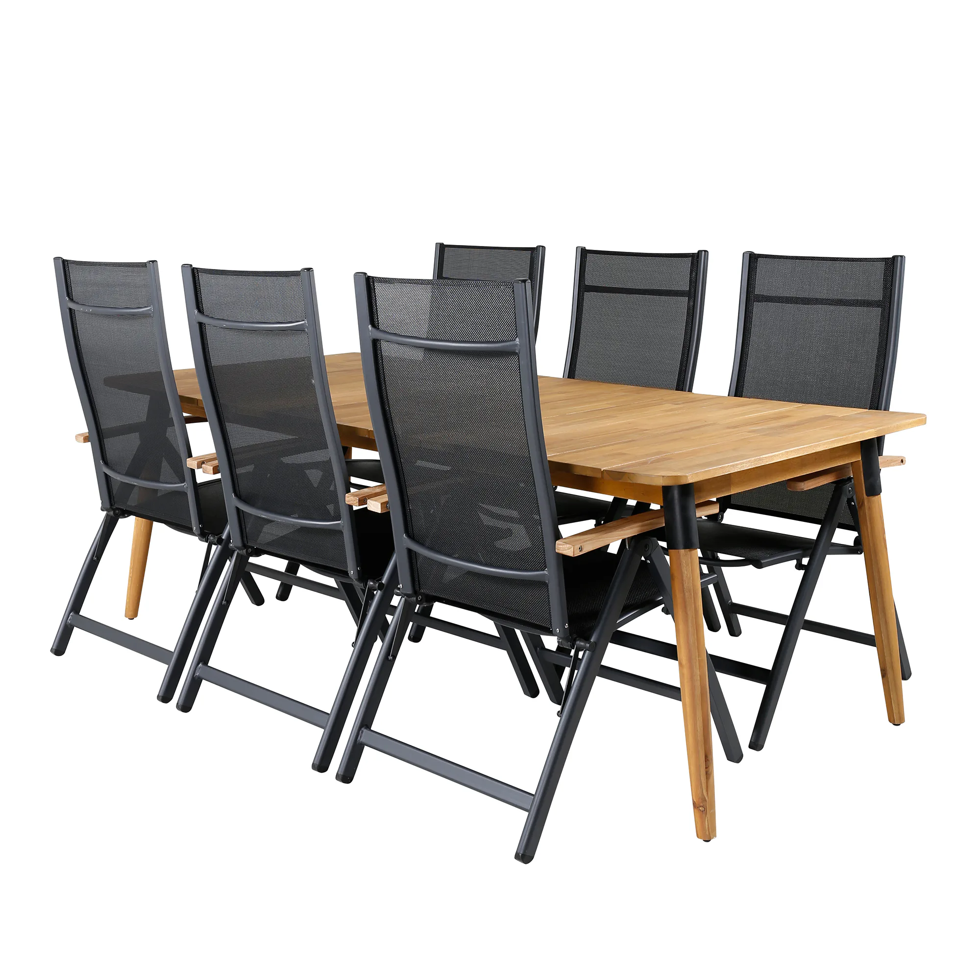 Matgrupp Utomhus Venture Home Julle med 6 Poda Trädgårdsstolar