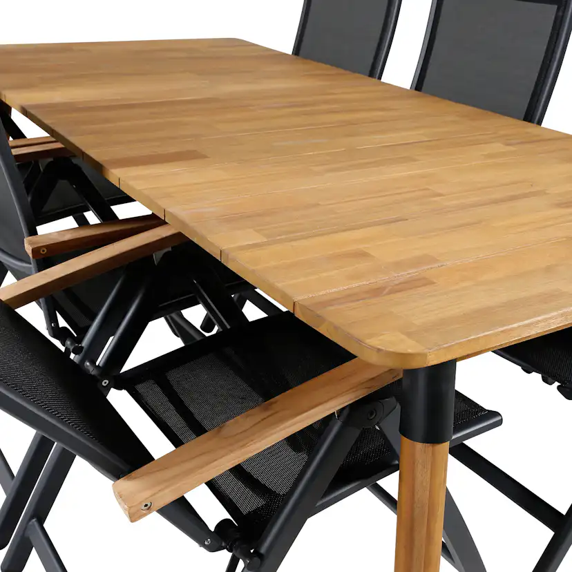 Matgrupp Utomhus Venture Home Julle med 6 Poda Trädgårdsstolar