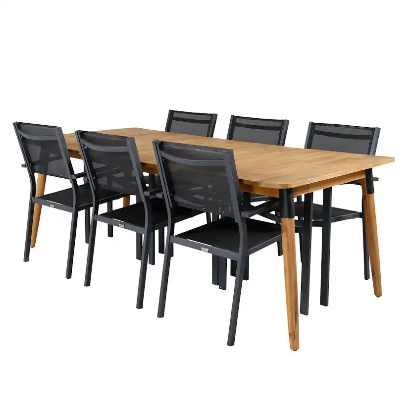 Matgrupp Venture Home Julle med 6 Cubb Matstolar