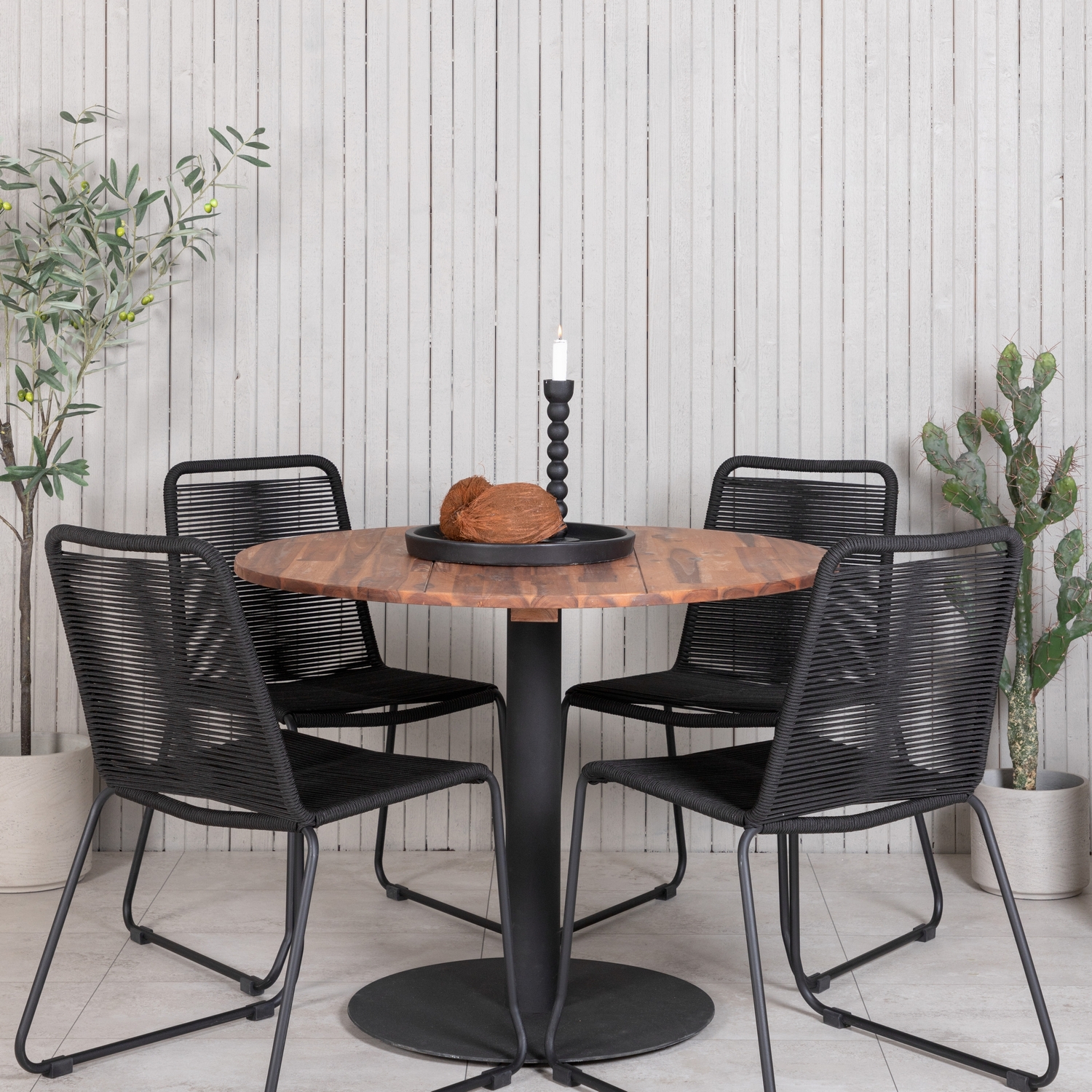 Matgrupp Venture Home Cot med 4 Lindos Stolar