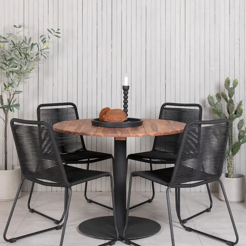 Matgrupp Venture Home Cot med 4 Lindos Stolar