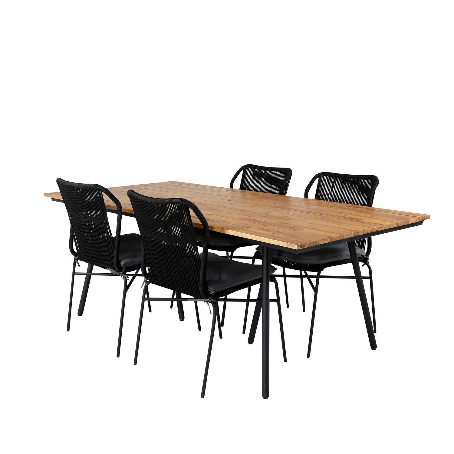 Matgrupp Venture Home Chane med 4 Julle Stapelbara Matstolar