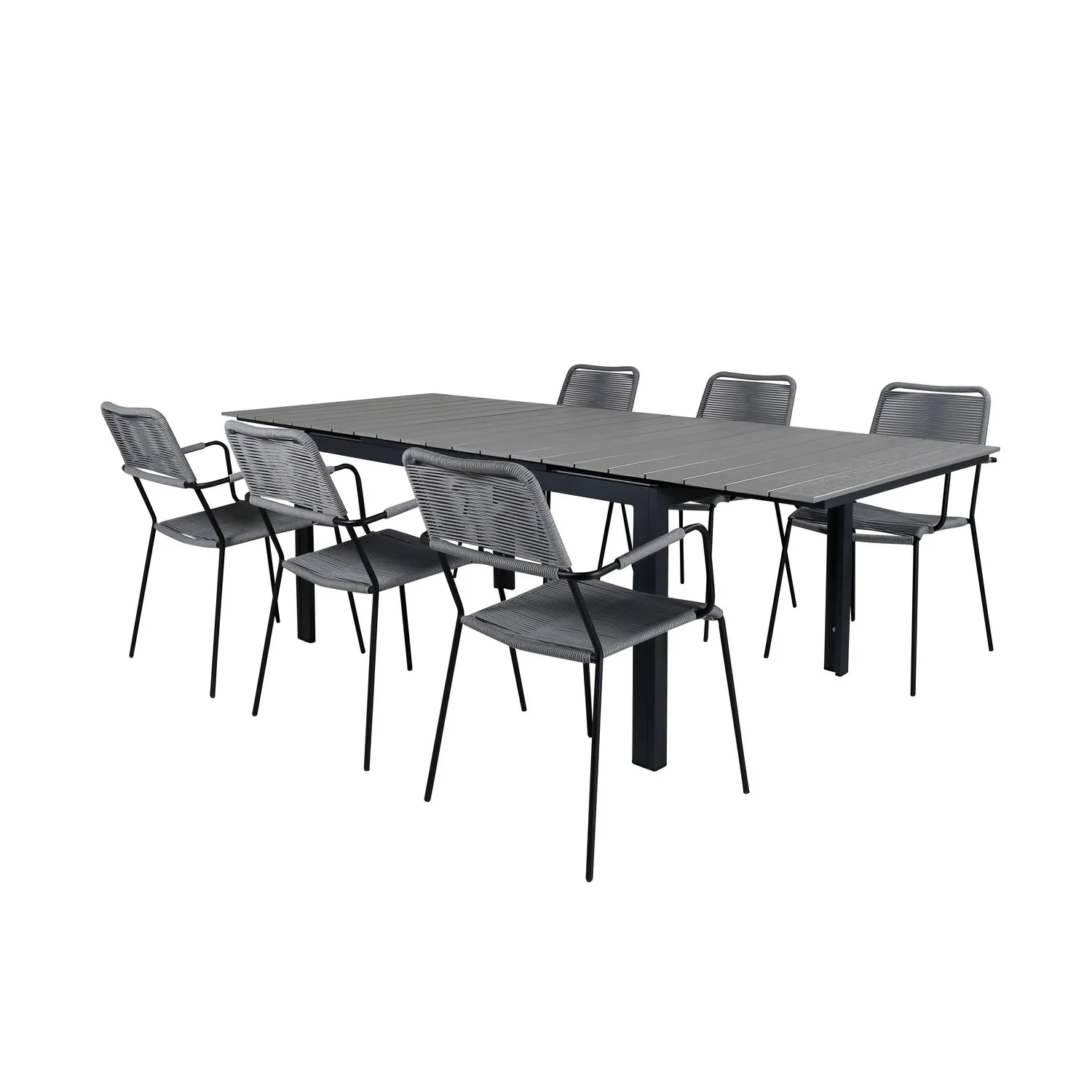 Matgrupp Venture Home Lova 160 med 6 Leon Matstolar