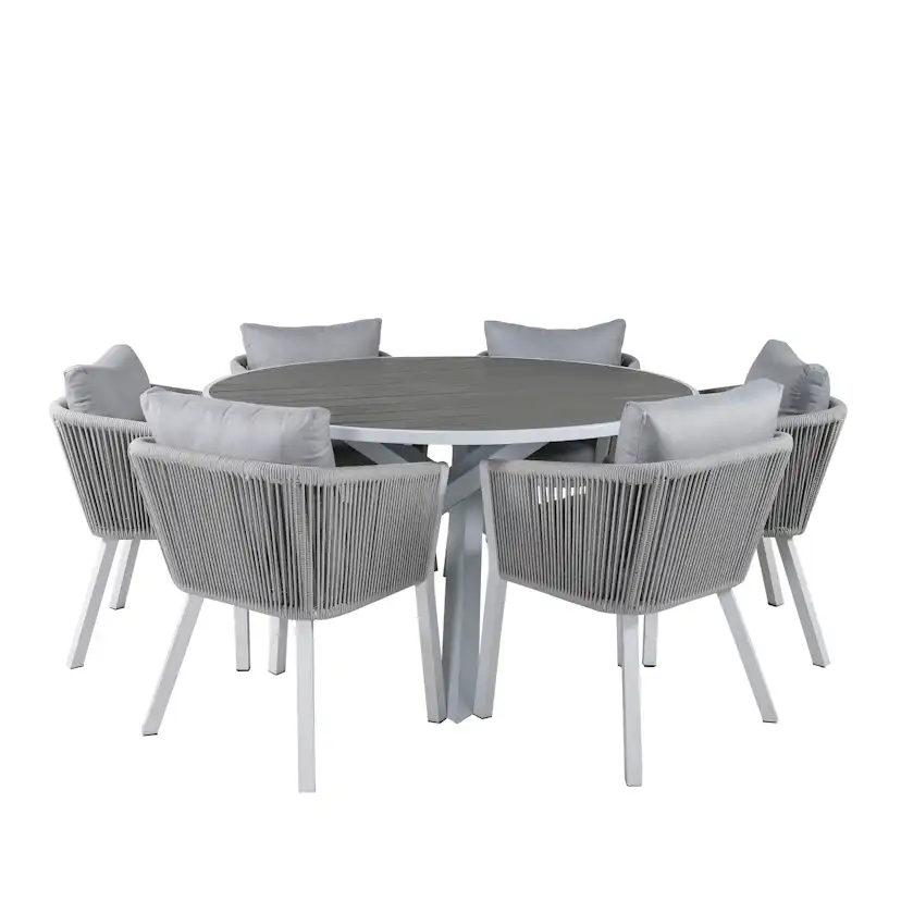 Matgrupp Venture Home Pincy med 6 Virya Matstolar