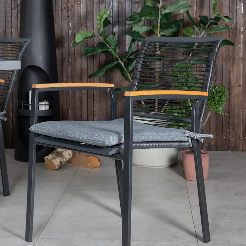 Matgrupp Venture Home Marbella med 6 Deni Stolar