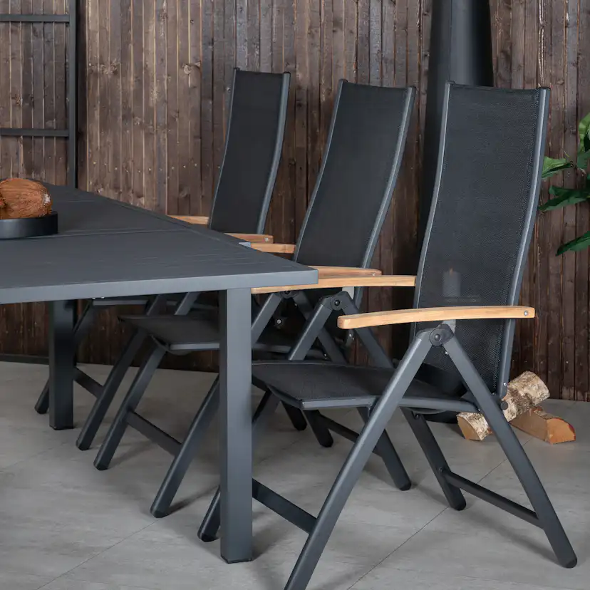 Matgrupp Venture Home Marbella med 6 Pave Stolar