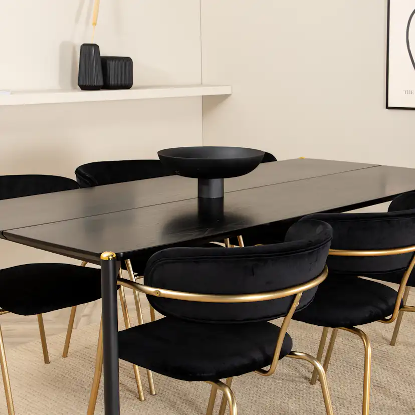 Matgrupp Venture Home Paris med 6 Aris Stolar