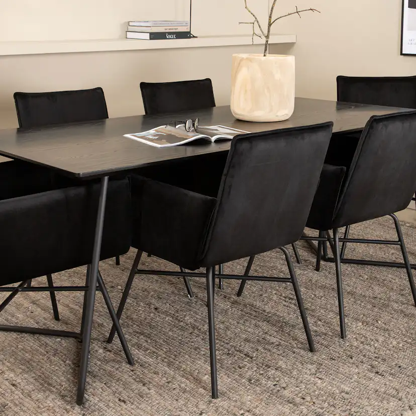 Matgrupp Venture Home Peggy med 6 Petra stolar