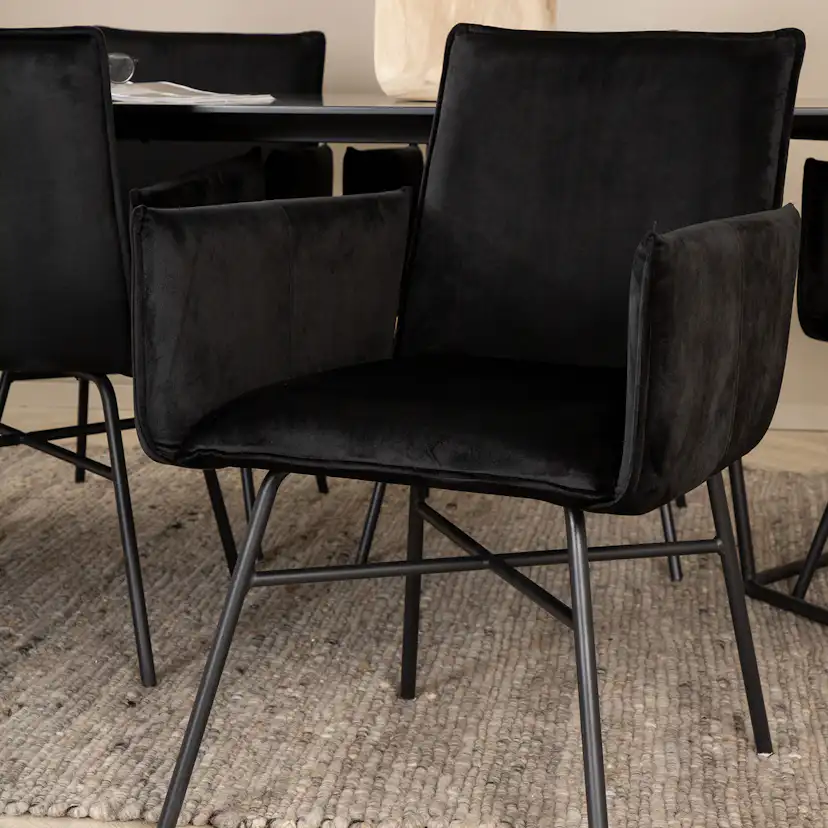 Matgrupp Venture Home Peggy med 6 Petra stolar