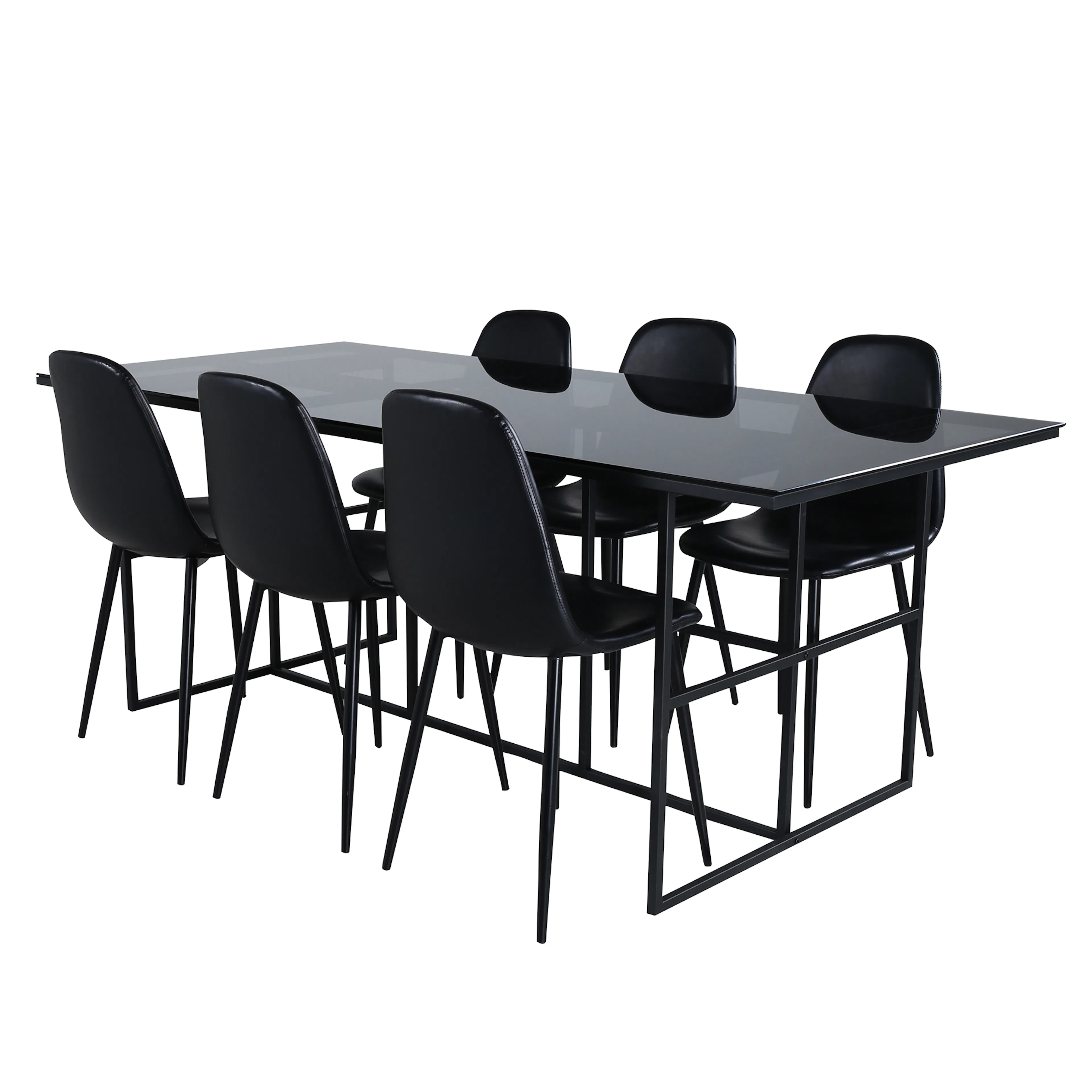 Matgrupp Venture Home Lund med 6 Pobbie Stolar