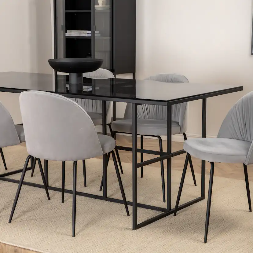 Matgrupp Venture Home Lund med 6 Wrigley Stolar