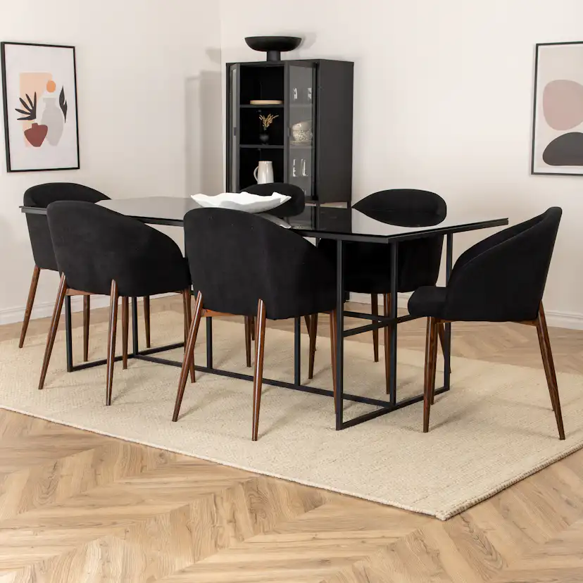 Matgrupp Venture Home Lund med 6 Archie Stolar