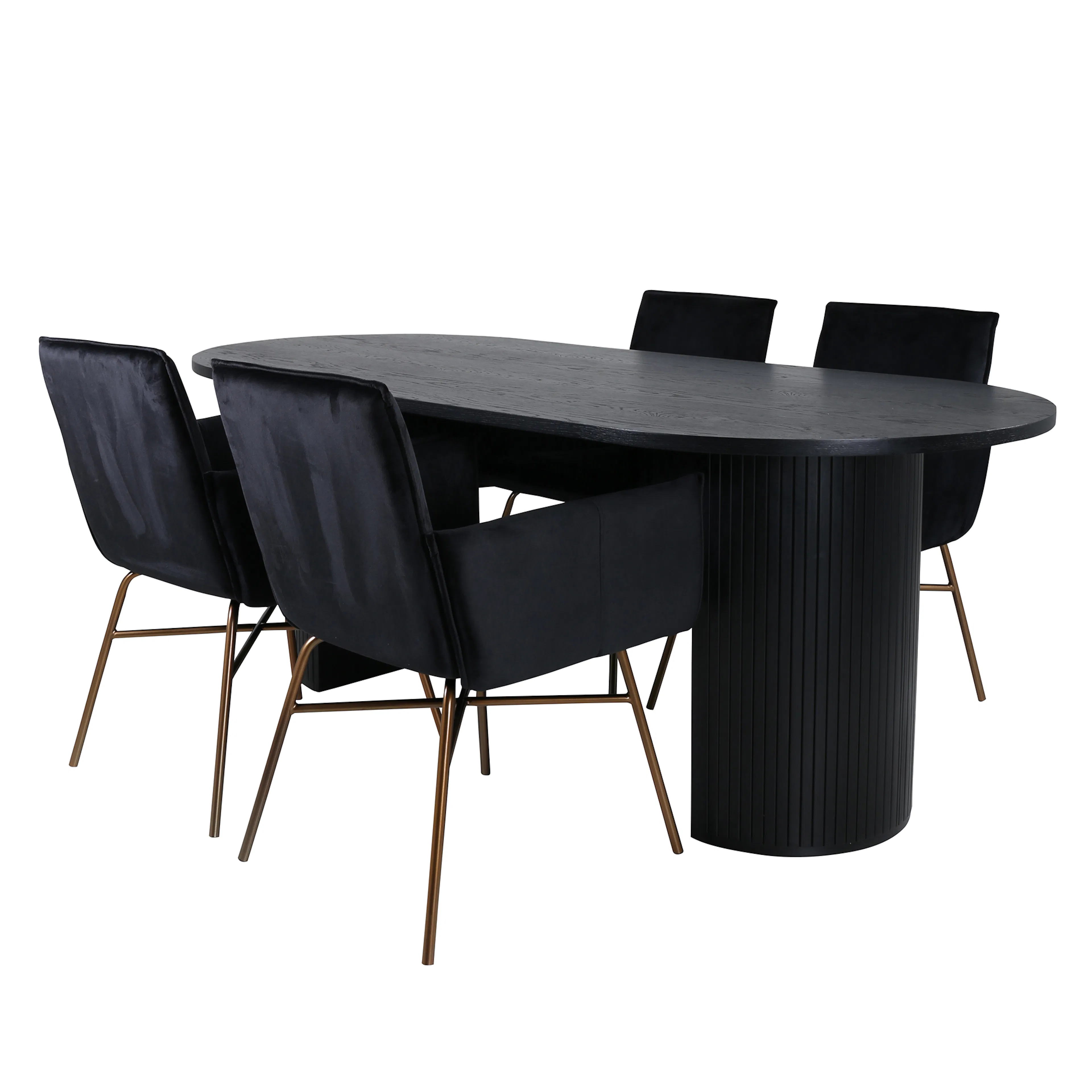 Matgrupp Venture Home Bianca med 4 Annika Stolar