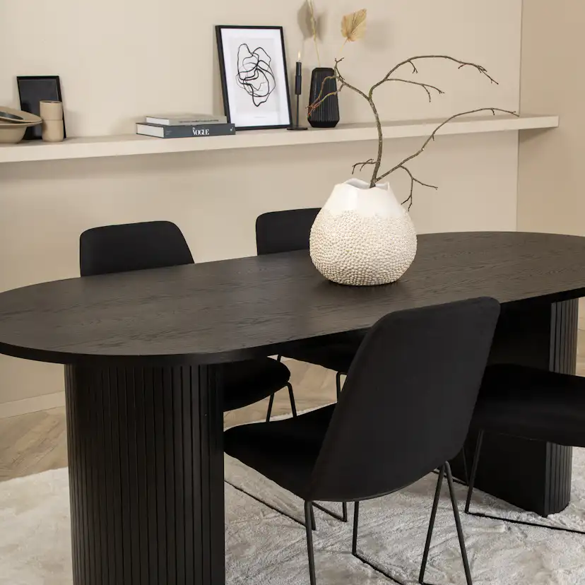 Matgrupp Venture Home Bianca med 4 Muscot Stolar