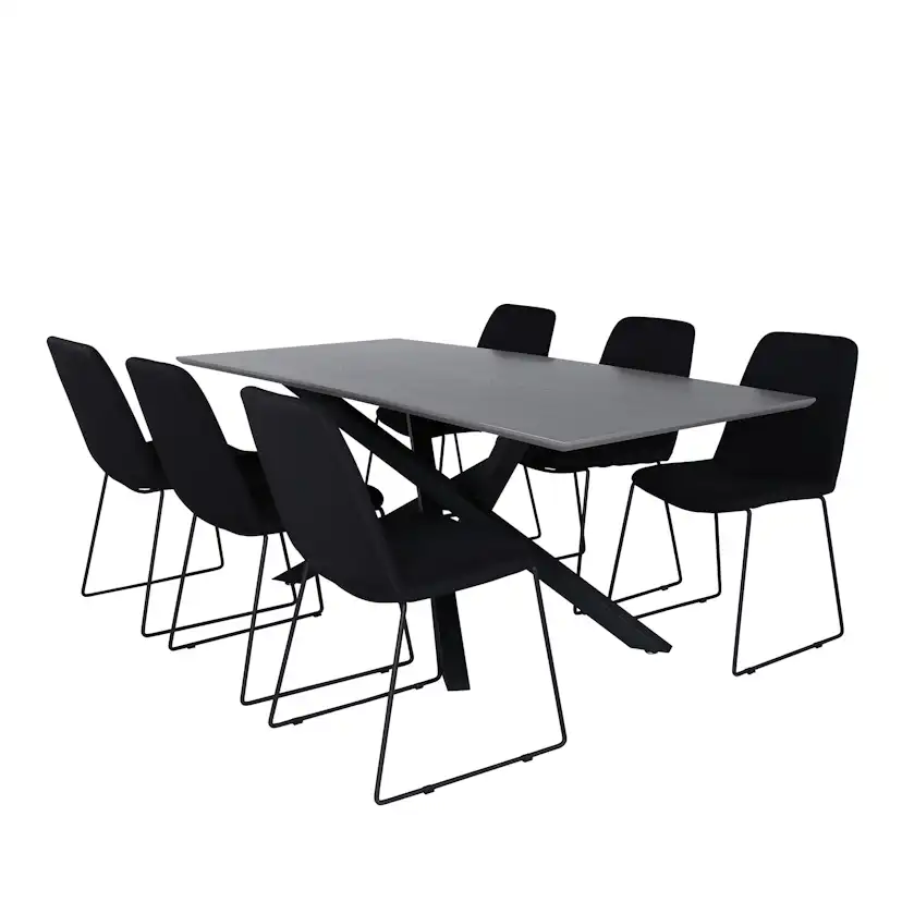 Matgrupp Venture Home Piata med 6 Muscot Stolar