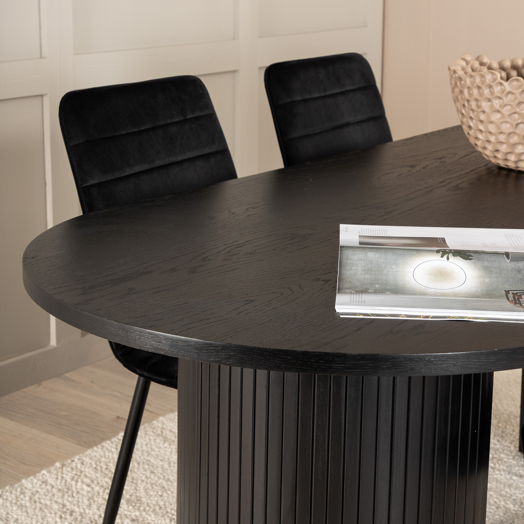 Matgrupp Venture Home Bianca med 4 Walerina Stolar Sammet