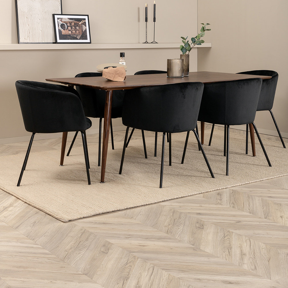 Matgrupp Venture Home Polar med 6 Berit Stolar