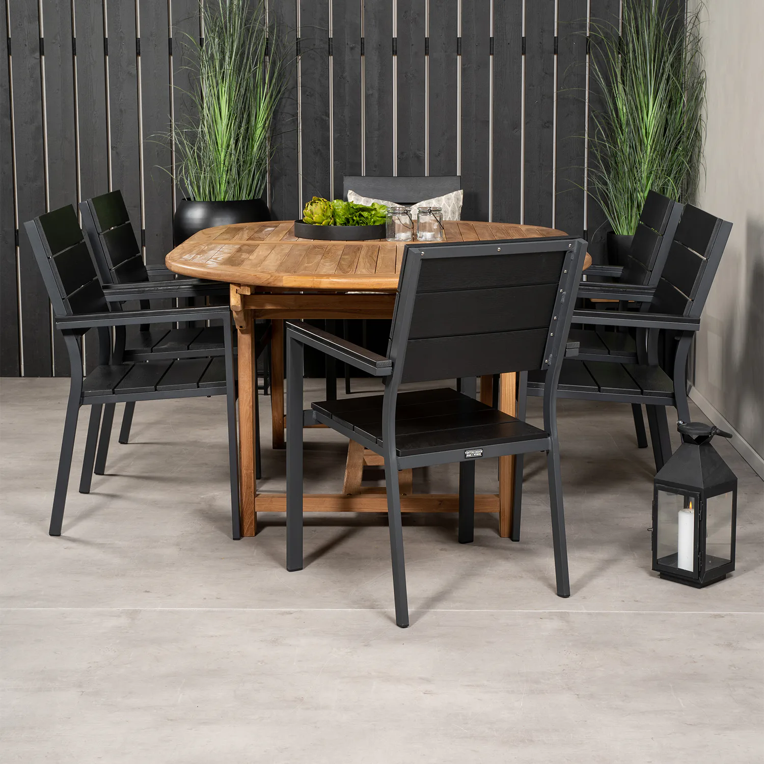 Matgrupp Utomhus Venture Home Kenya 180-240x120 Teak med 6 Levels KarmTrädgårdsstolar