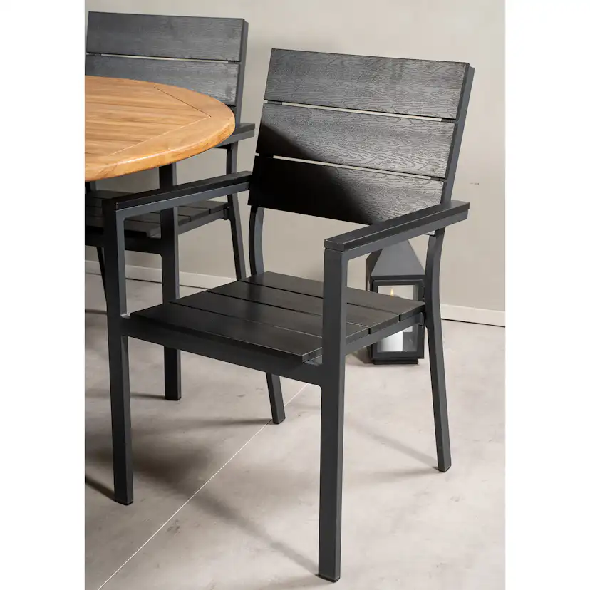 Matgrupp Utomhus Venture Home Kenya 180-240x120 Teak med 8 Levels KarmTrädgårdsstolar