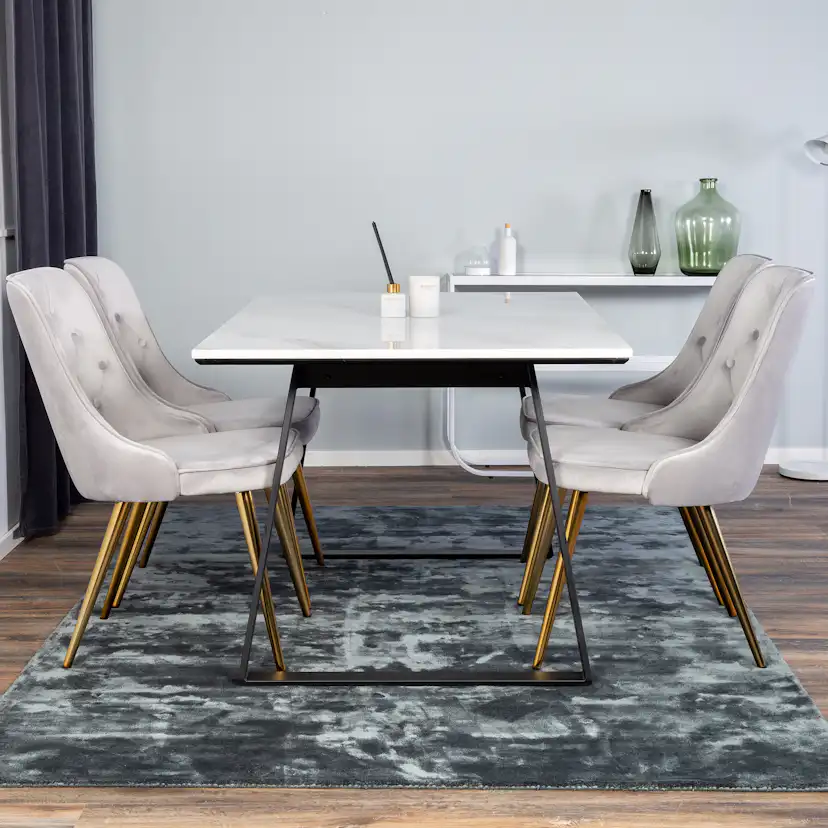 Matgrupp Venture Home Estelle med 4 Vera Stolar