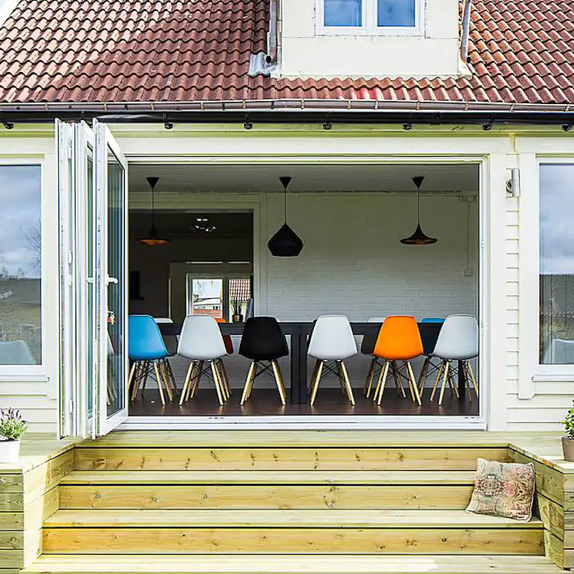 Vikdörr Vilenta Sälen PVC 7-Delat