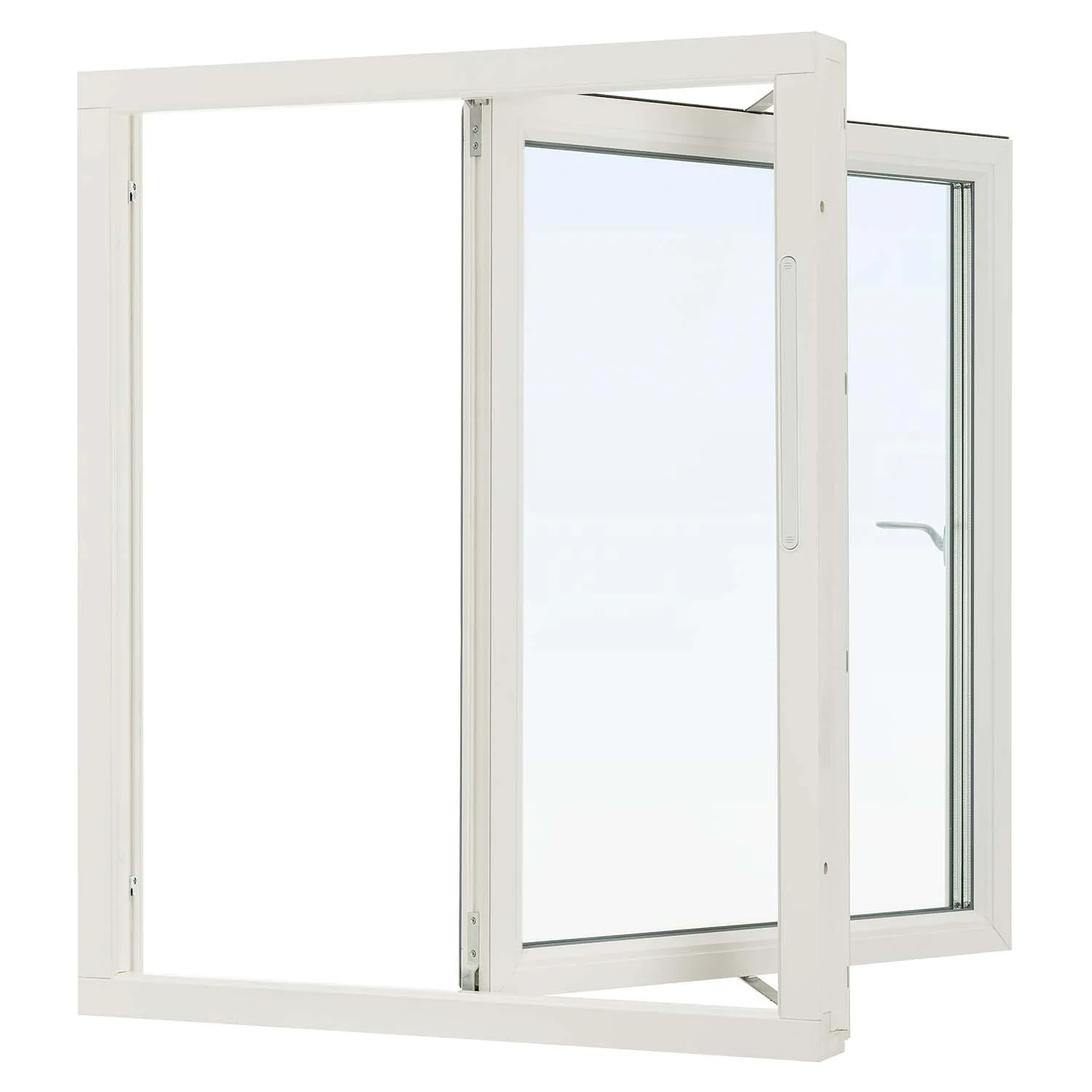 Sideswing Svenska Fönster Aluminiumbeklätt Trä 3-Glas