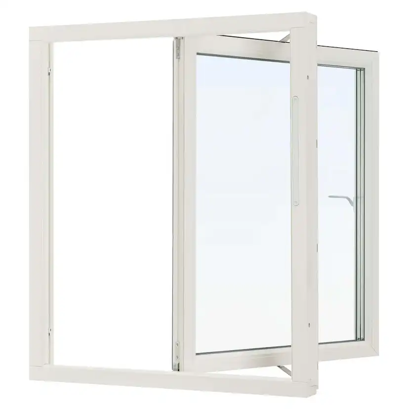 Sideswing Svenska Fönster Aluminiumbeklätt Trä 3-Glas