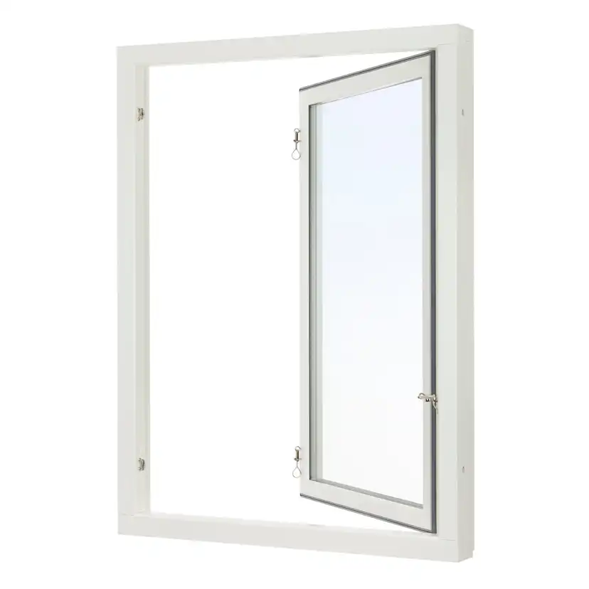 Sidohängt Fönster Svenska Fönster Trä 2-Glas Rund Profil