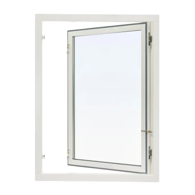 Sidohängt Fönster Svenska Fönster Trä 2-Glas Rund Profil