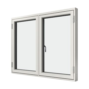 Sidohängt Fönster Elitfönster Original Aluminium 2-Luft