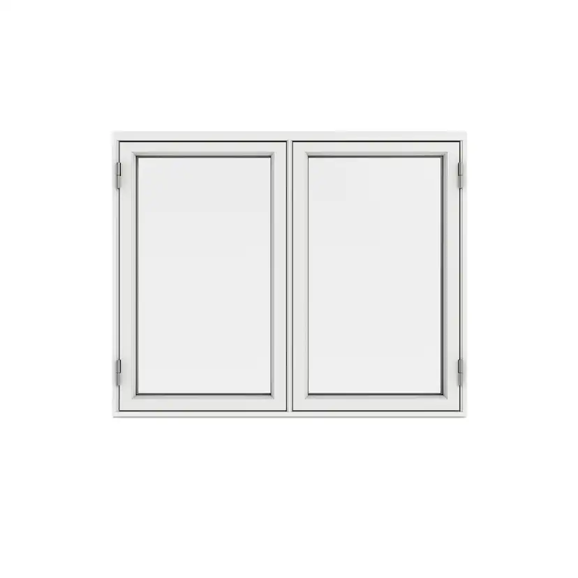 Sidohängt Fönster Outline 3-Glas Aluminium 2-Luft