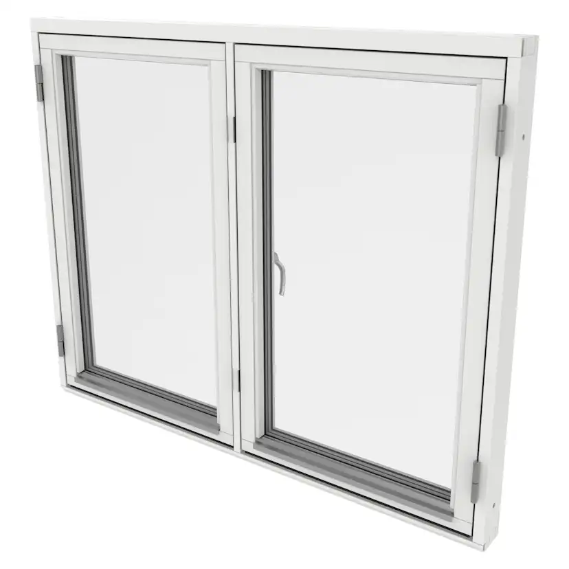 Sidohängt Fönster Outline 3-Glas Trä 2-Luft