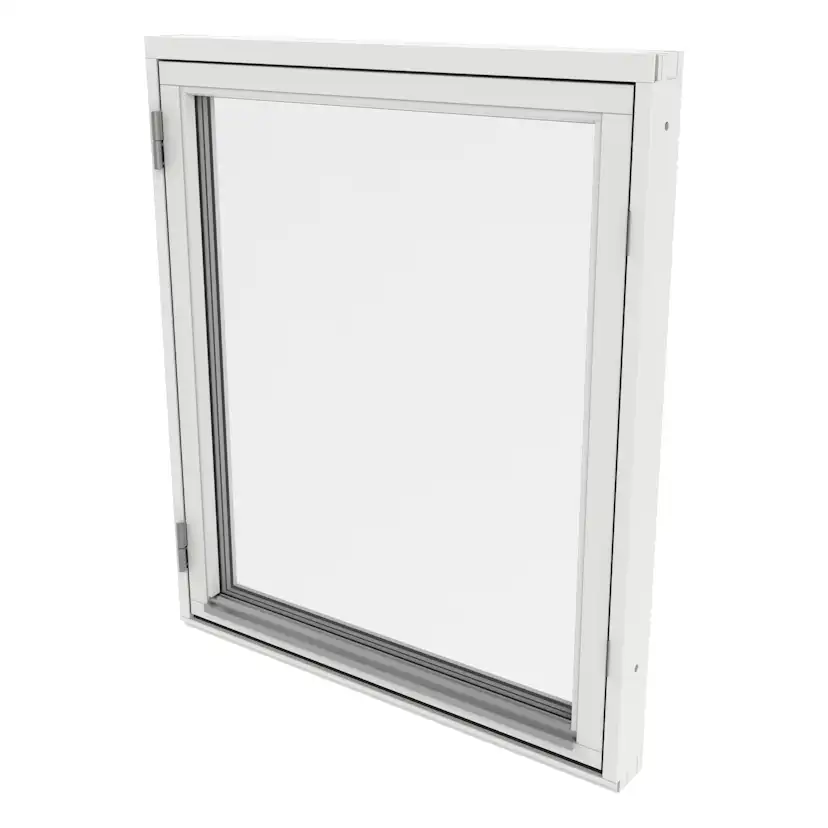 Sidohängt Fönster Outline 3-Glas Trä