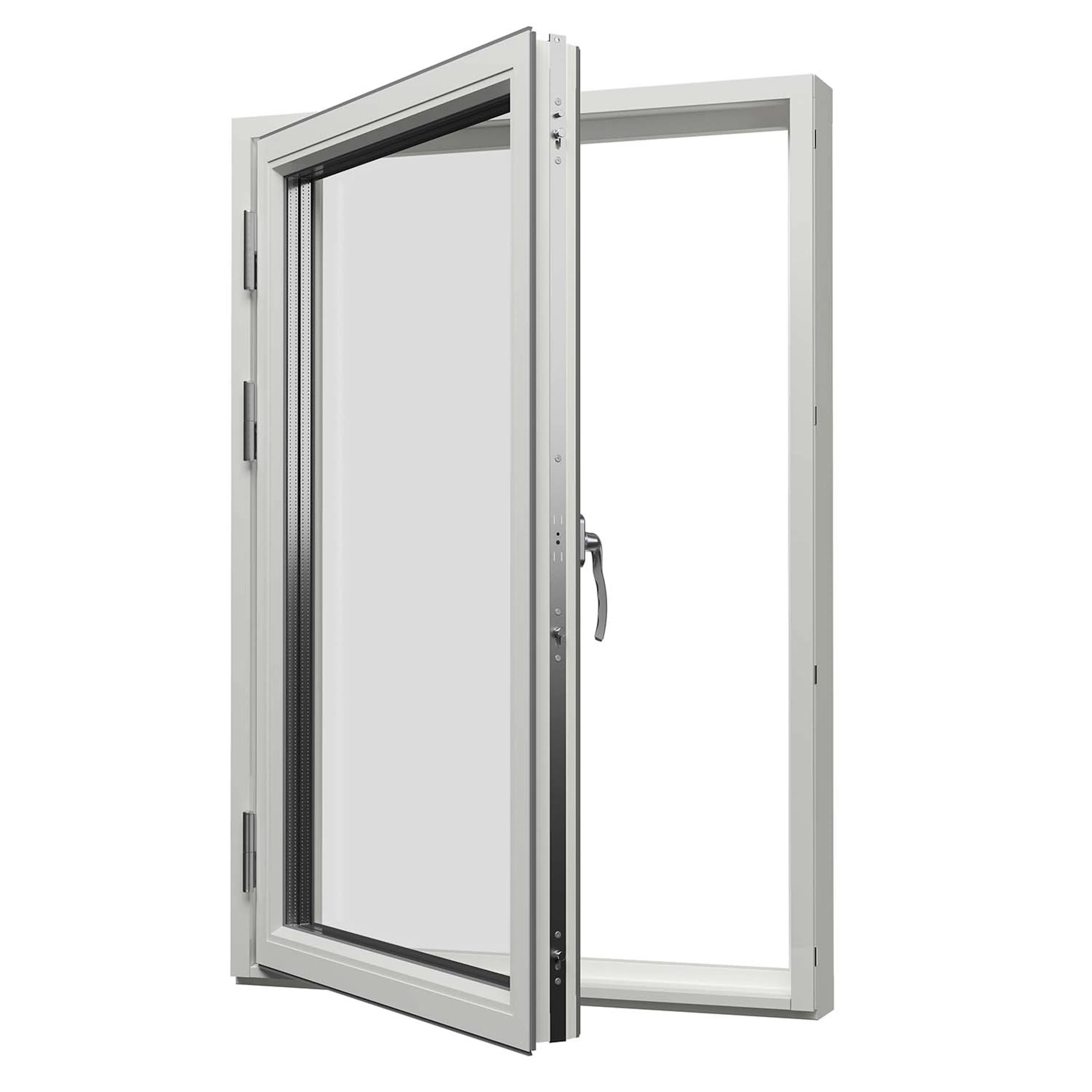 Sidohängt Fönster Svenska Fönster Svanenmärkt Aluminiumbeklätt Trä 3-Glas