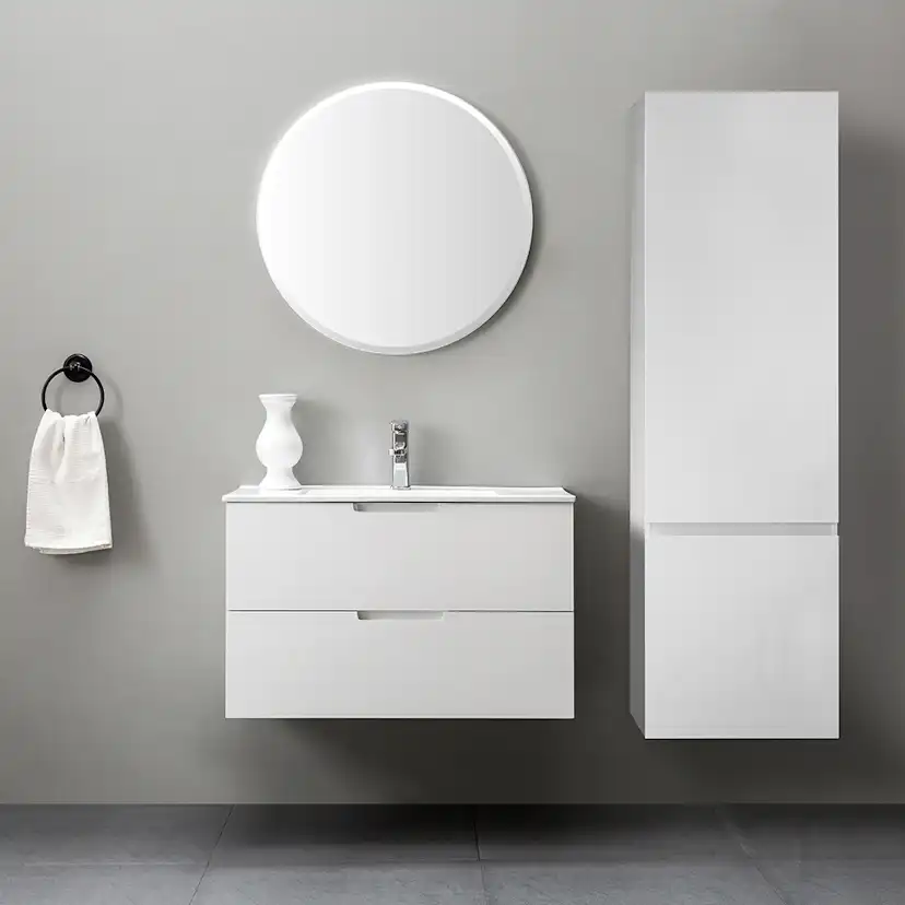 Sidoskåp Bathlife Eufori Vit