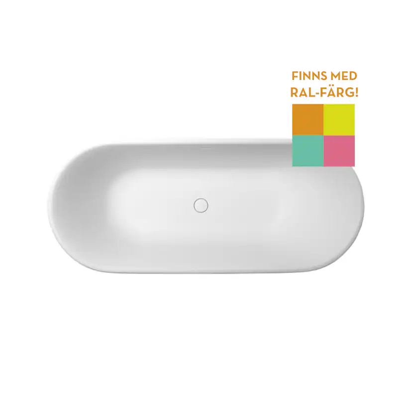 Badkar Swebad Simrishamn Solid Surface