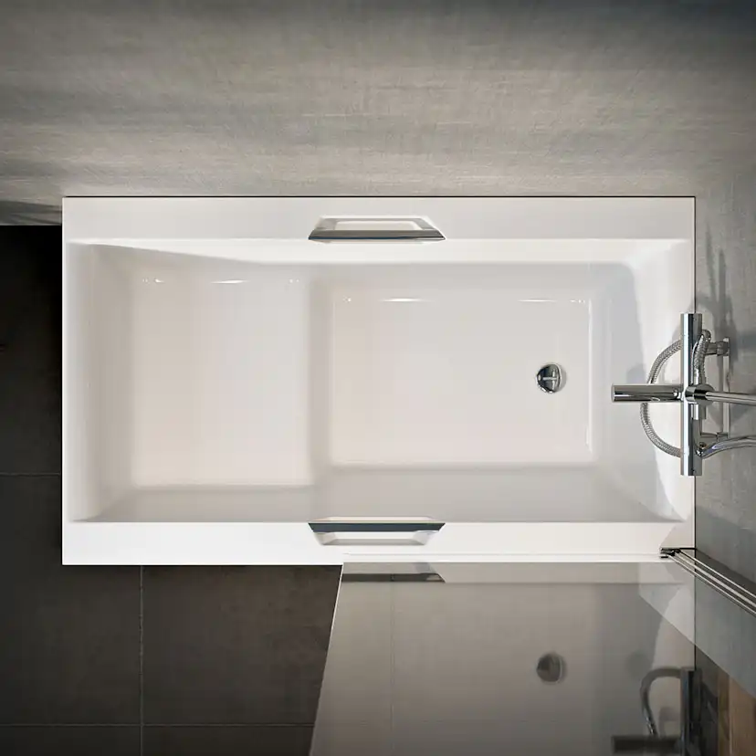 Sittbadkar Nordhem Höllviken Vit Enkel Rygglutning