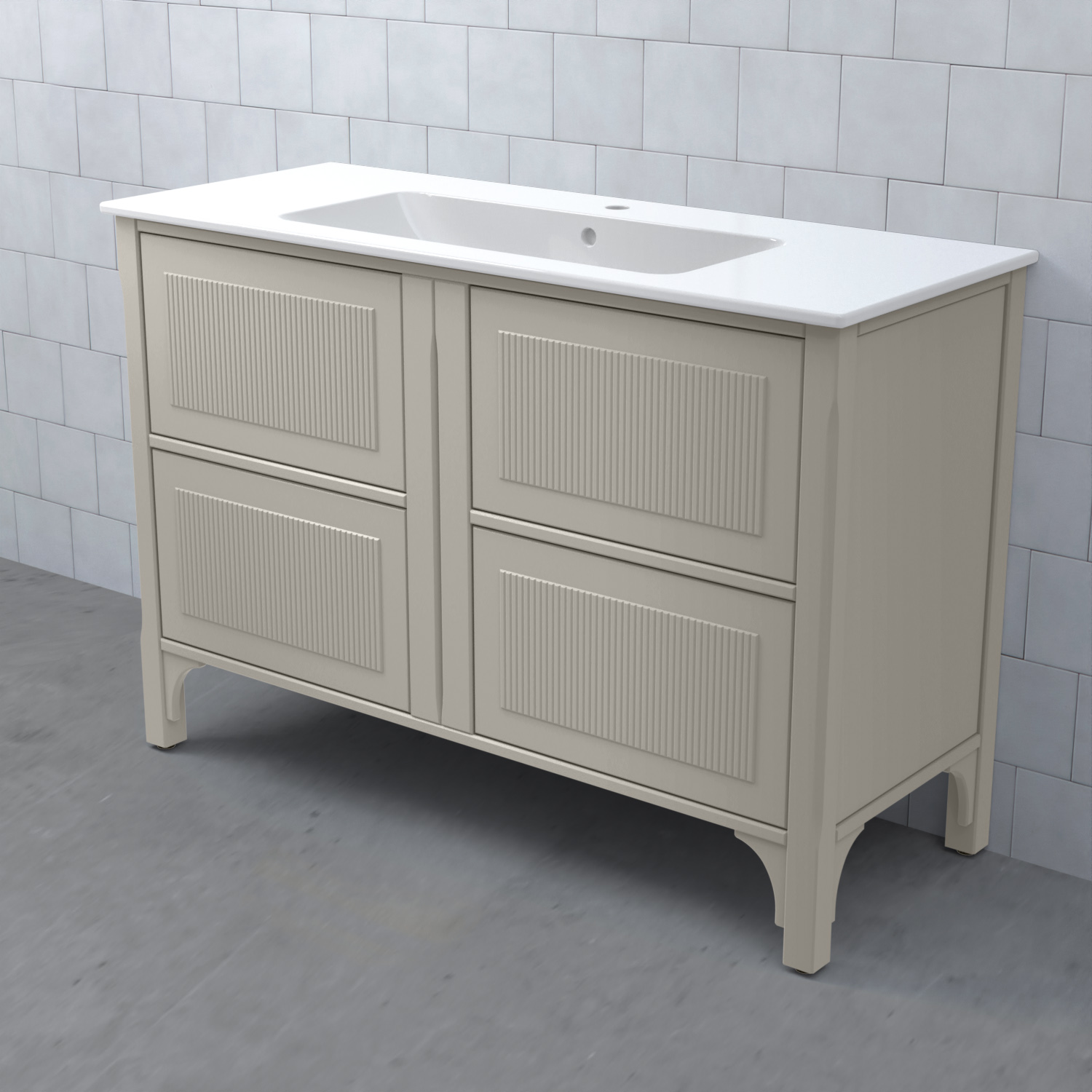 Tvättställsskåp Björbo Badrum Saga Enkel 1200