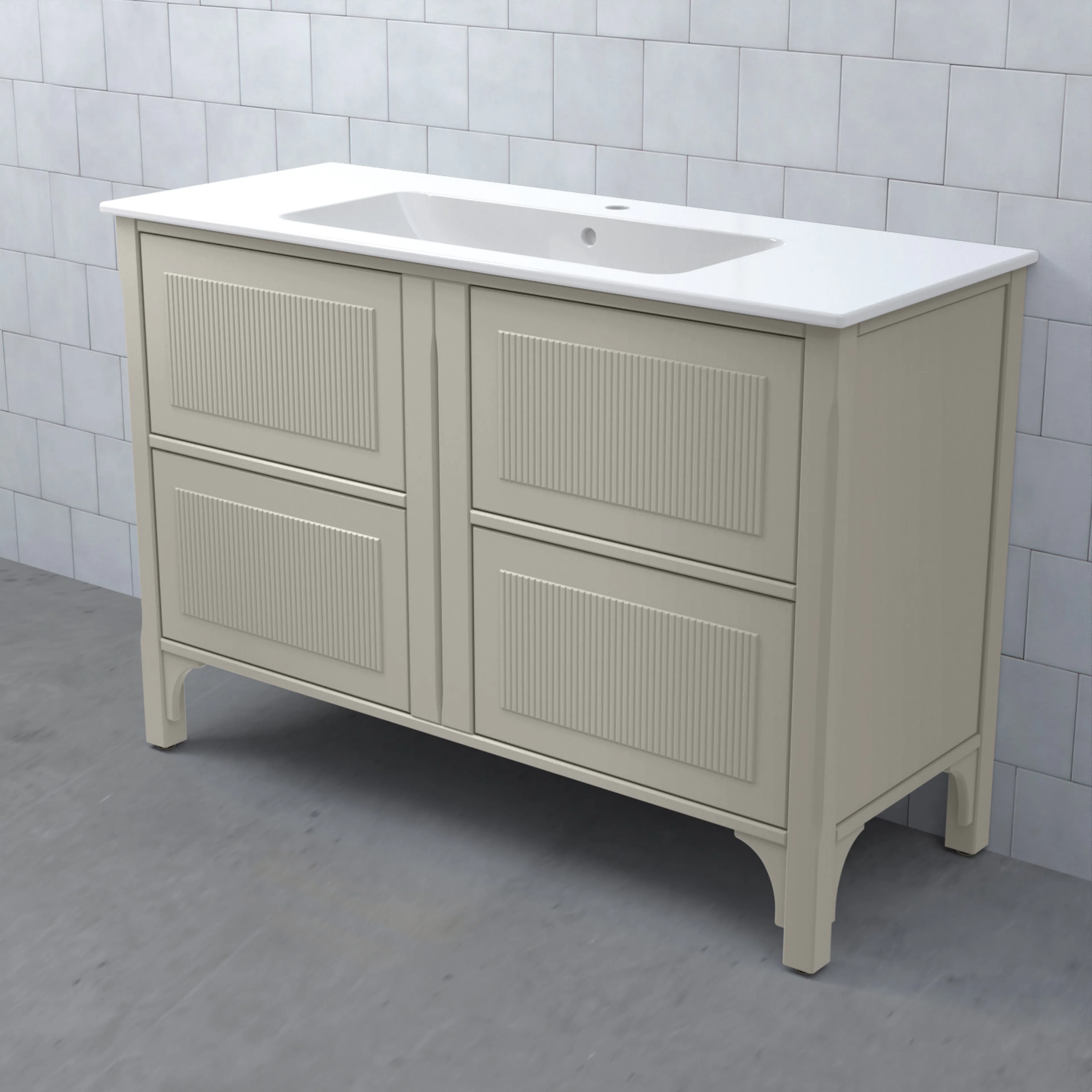 Tvättställsskåp Björbo Badrum Saga Enkel 1200