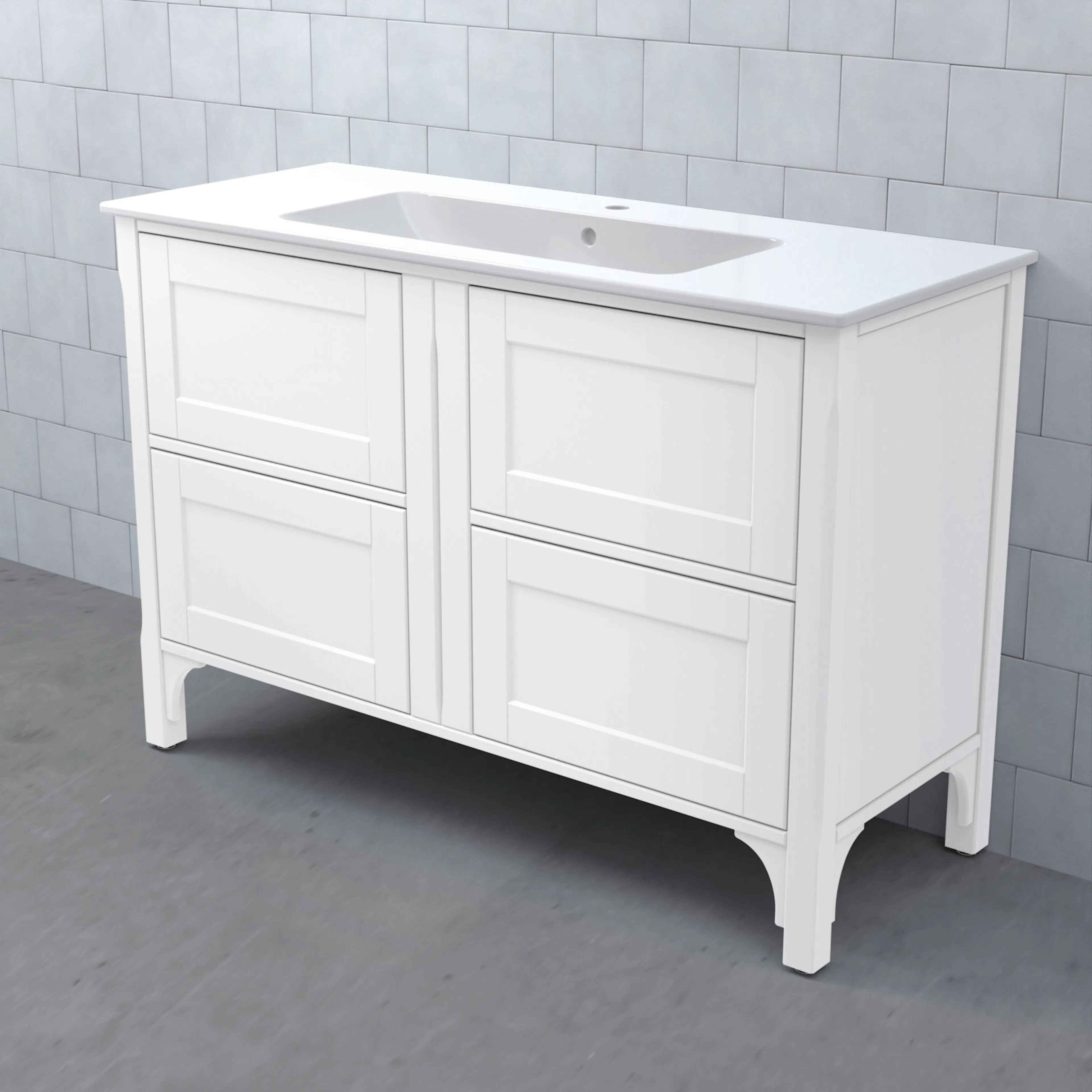 Tvättställsskåp Björbo Badrum Saga Enkel 1200