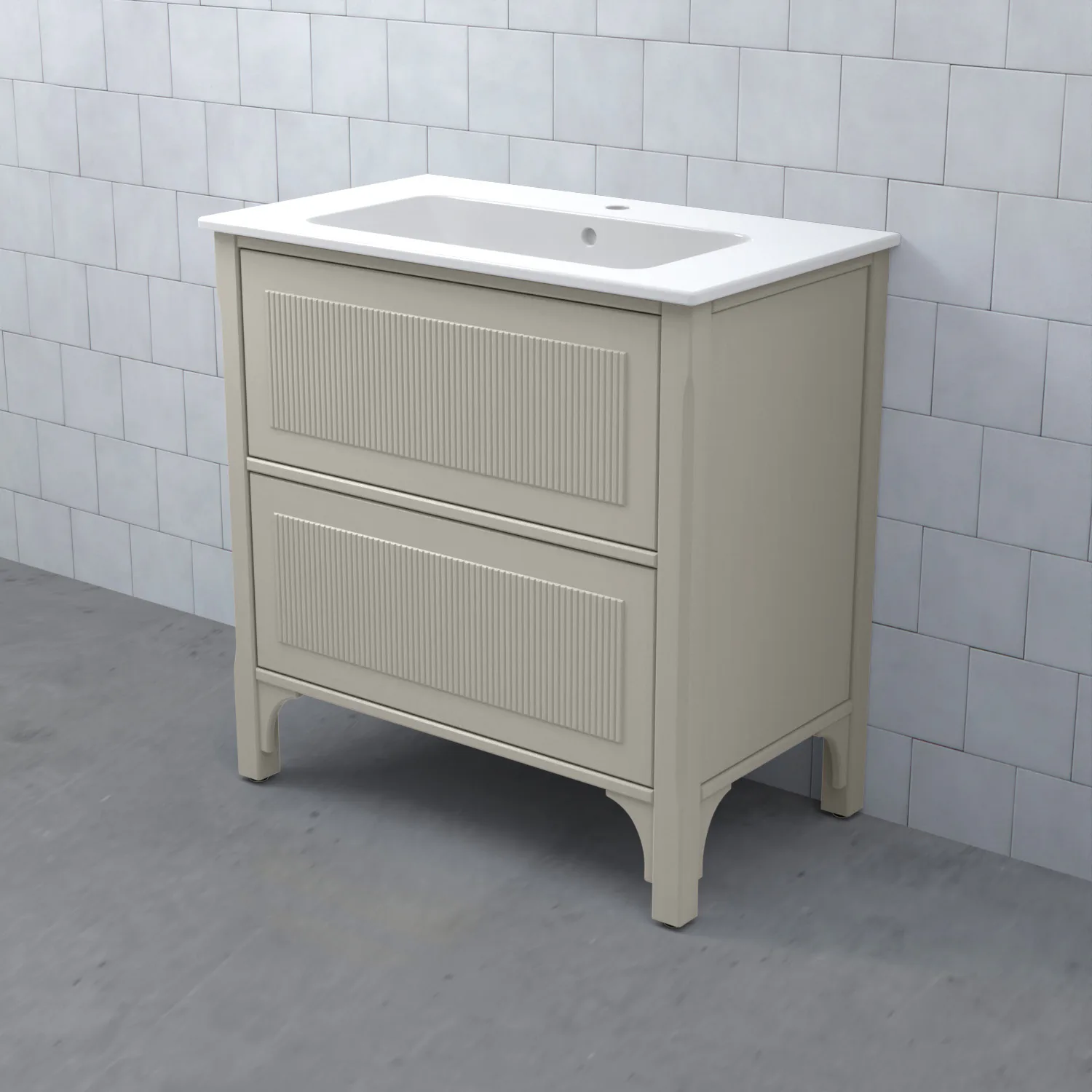 Tvättställsskåp Björbo Badrum Saga Enkel